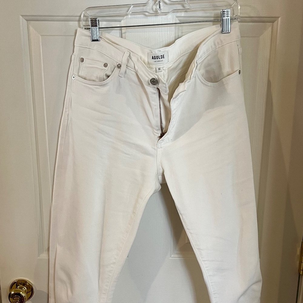 Agolde Winter White Denim